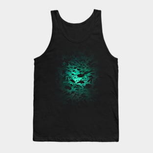 Ocean Fish Swimming in The Deep Blue Tank Top